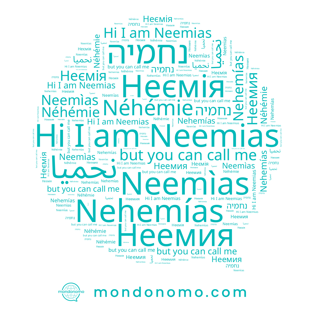 name Неемия, name نحميا, name נחמיה, name Nehemías, name Neemias, name Neemìas, name Неємія, name Néhémie