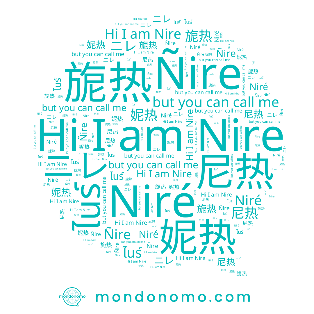 name ไนร์, name 妮热, name Nire, name ニレ, name 旎热, name Niré, name 尼热, name Ñire