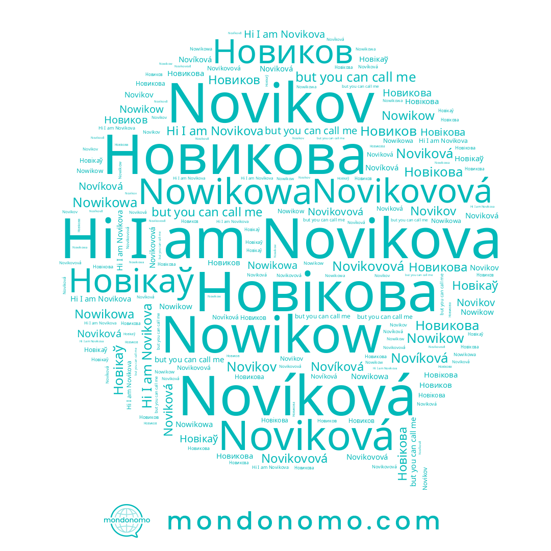 name Новикова, name Noviková, name Nowikowa, name Новікаў, name Новиков, name Новікова, name Novíková, name Novikov, name Novikovová, name Nowikow, name Novikova