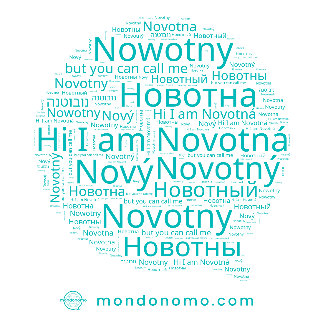 name Novotny, name Novotná, name נובוטנה, name Новотны, name Nowotny, name Новотный, name Novotna, name Novotný, name Новотна, name Nový