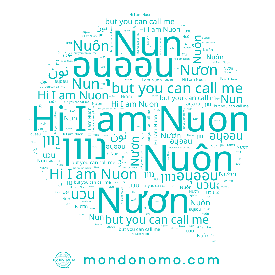 name Nuôn, name Nuon, name نون, name อนุออน, name Nươn, name นวน, name נוון, name Nun