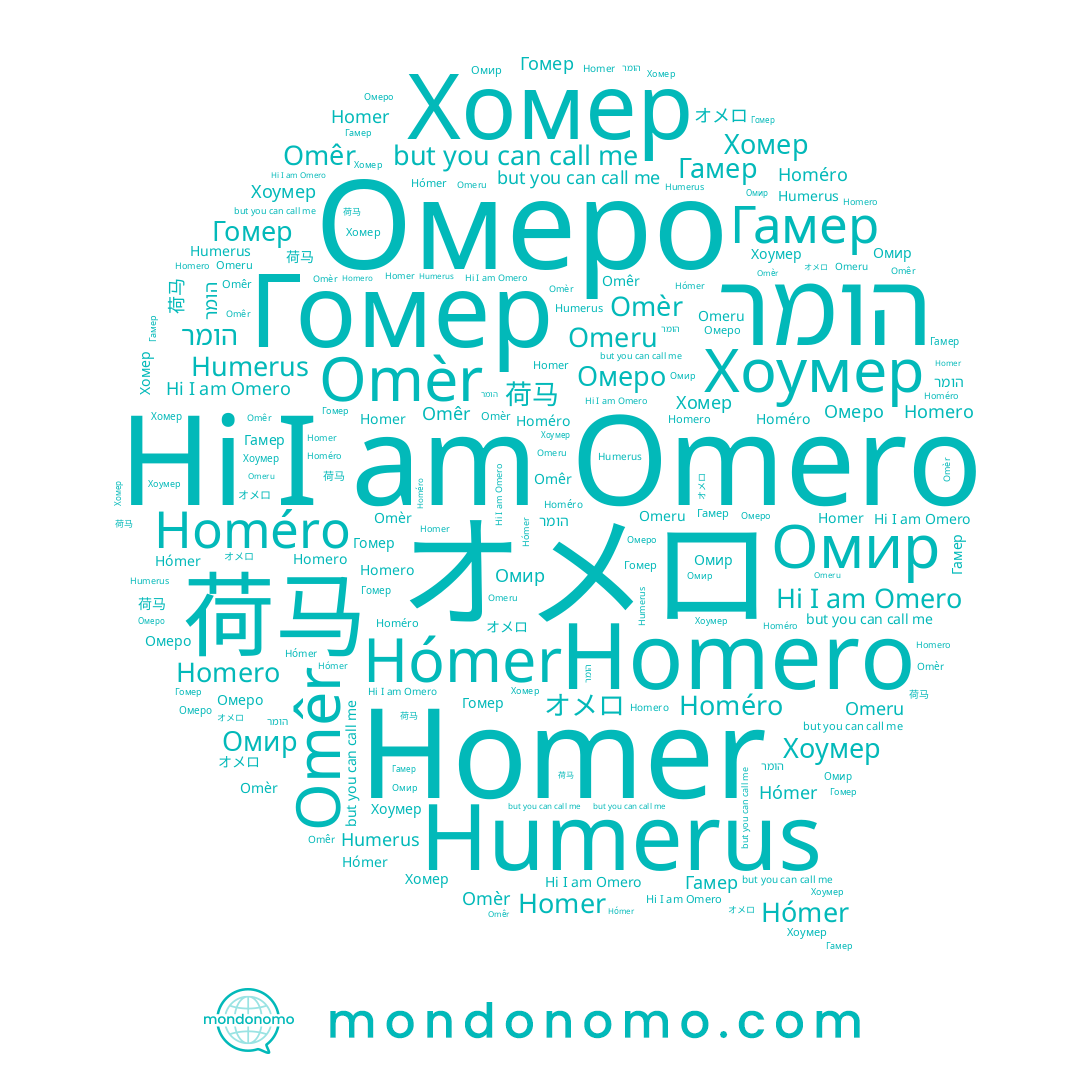 name Омир, name Homer, name Хомер, name Omèr, name Omeru, name Homéro, name Omero, name Hómer, name Хоумер, name הומר, name Гамер, name 荷马, name Омеро, name Гомер, name Omêr, name Homero