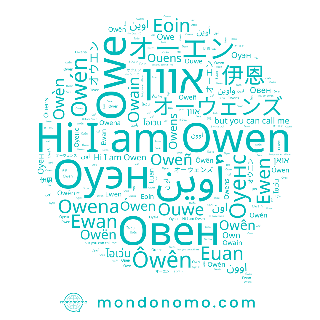 name Owe, name Eoin, name Owën, name 伊恩, name Оуэн, name אואן, name Ówen, name واوين, name اوين, name โอเวน, name Ôwên, name Euan, name Owen, name Owén, name Ewen, name Owên, name Ewan, name Owain, name オーウェンズ, name オーエン, name Owèn, name Owens, name Owena, name Ouens, name Oweñ, name Оуенс, name اوون, name Овен, name אוון