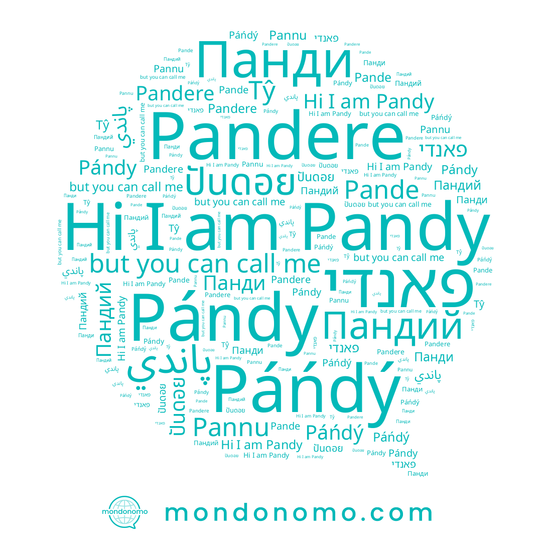 name פאנדי, name پاندي, name Pandy, name Pándy, name Пандий, name Панди, name Pannu, name Pandere, name Páńdý, name Pande, name ปันดอย