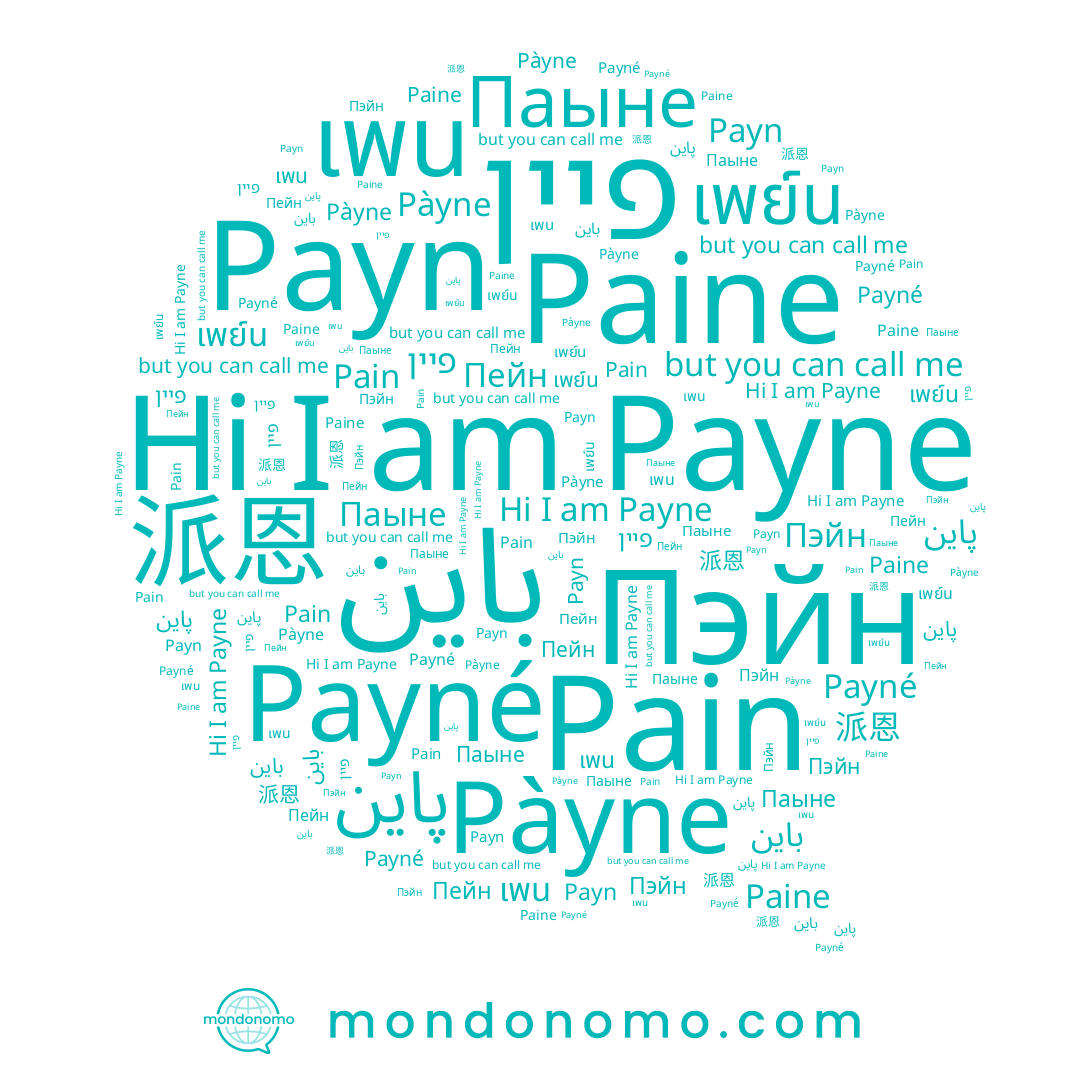 name 派恩, name Payne, name เพย์น, name פיין, name Payn, name باين, name Пейн, name Пэйн, name เพน, name Pain, name Paine, name Payné, name Паыне, name Pàyne