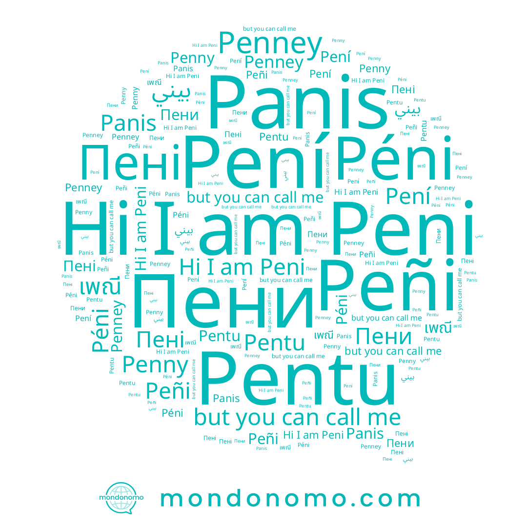 name Peñi, name Penny, name بيني, name Pentu, name Peni, name เพณี, name Пени, name Pení, name Péni, name Пені, name Penney, name Panis