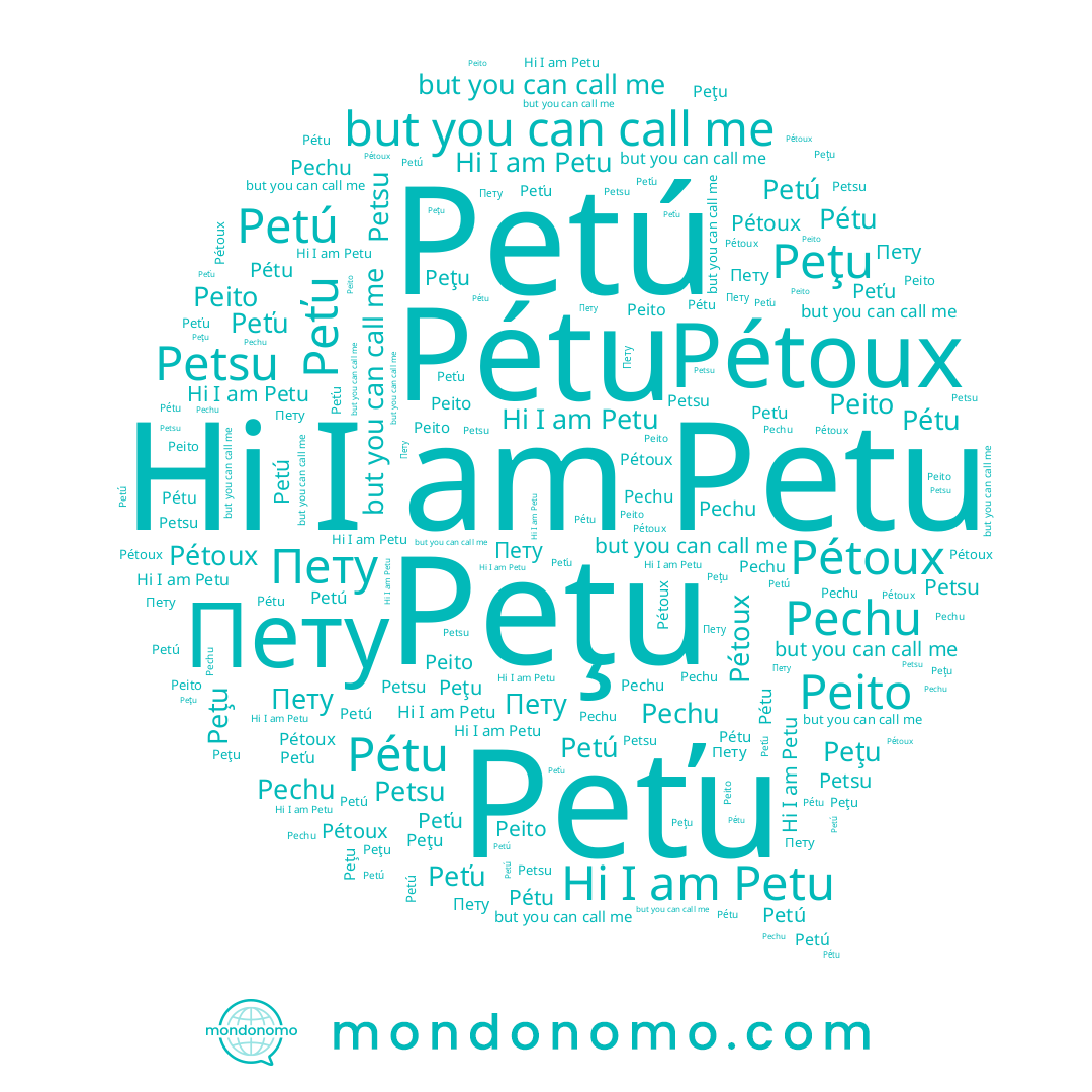 name Petu, name Peťu, name Pétoux, name Peito, name Petsu, name Pechu, name Peţu, name Пету, name Pétu, name Petú