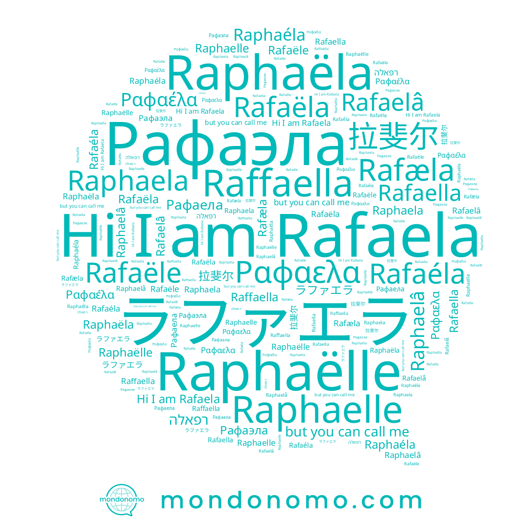 name Raphaela, name Rafaelâ, name Raphaëlle, name Ραφαέλα, name Rafaëla, name רפאלה, name Raffaella, name Rafæla, name Raphaelâ, name Rafaela, name Rafaële, name Raphaelle, name Raphaëla, name Rafaéla, name Raphaéla, name Rafaella, name 拉斐尔, name Рафаэла