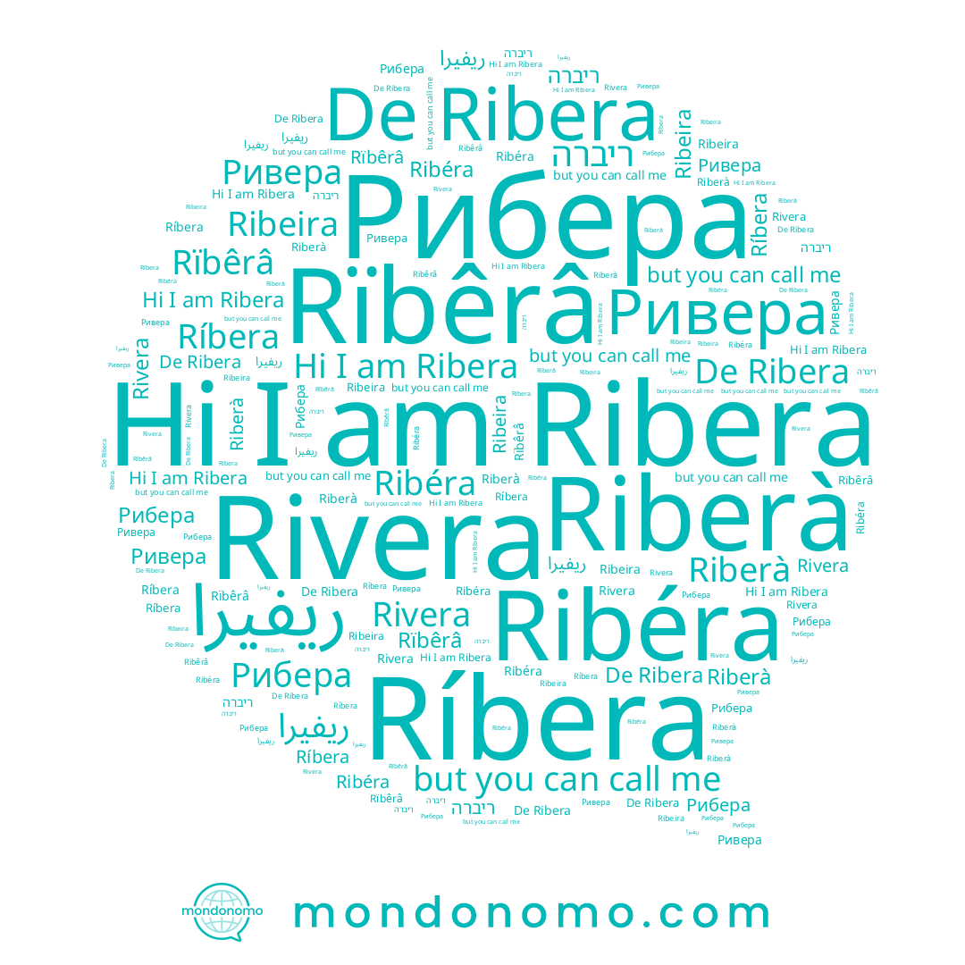 name Rïbêrâ, name Riberà, name ריברה, name Ривера, name Ribera, name Рибера, name Ribéra, name Rivera, name Ribeira, name Ríbera, name ريفيرا