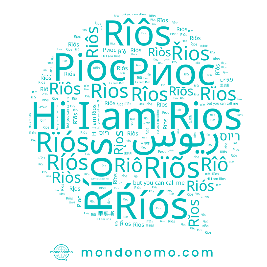 name Риос, name Řios, name Ріос, name Riô, name Rïós, name Rïõs, name 里奥斯, name Rīōs, name Rĭos, name Rïos, name Rios, name Rįos, name Rìòs, name Riòs, name Ríos, name Ŕíóś, name Rîô, name Rîôs, name Rïôs, name Rîos, name Riôs, name Rìos, name Riós, name Ríós, name ريوس
