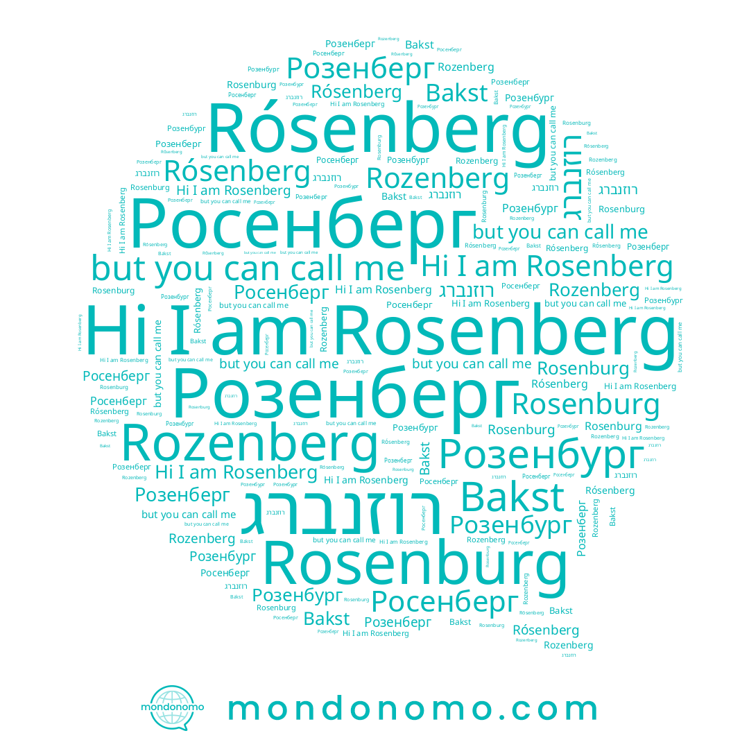 name Росенберг, name Rósenberg, name Bakst, name Rosenburg, name Розенбург, name Rosenberg, name רוזנברג, name Rozenberg, name Розенберг