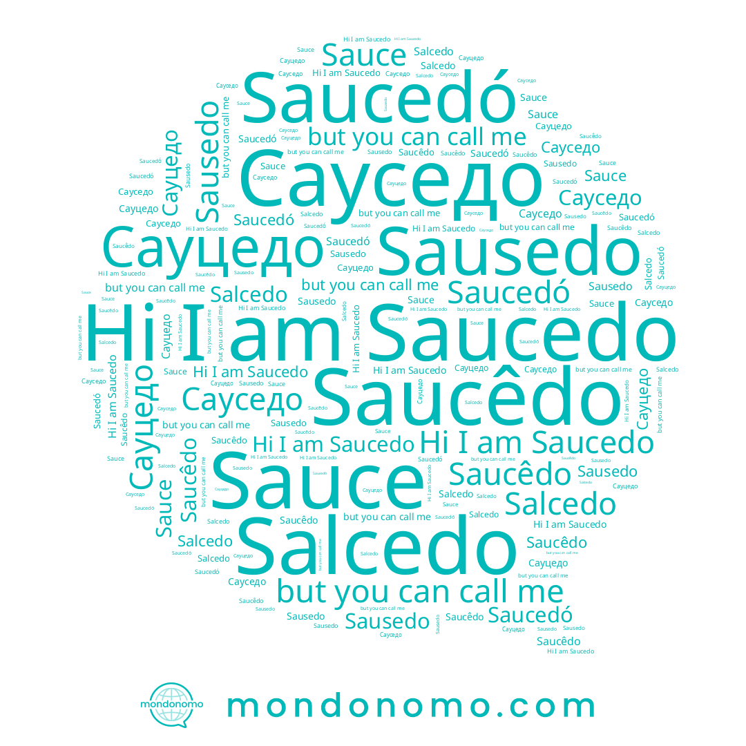 name Sausedo, name Salcedo, name Сауцедо, name Сауседо, name Saucêdo, name Saucedo, name Sauce, name Saucedó