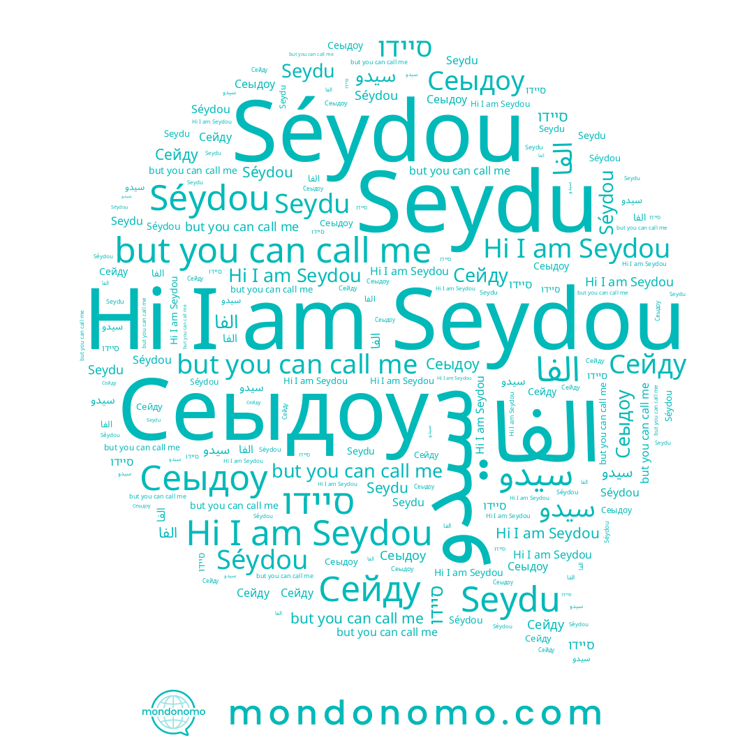 name Seydou, name سيدو, name Seydu, name Сеыдоу, name Сейду, name סיידו, name Séydou