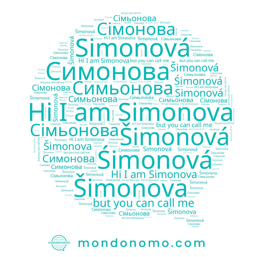 name Śimonová, name Симьонова, name Сімьонова, name Simonová, name Šimonova, name Simonova, name Симонова, name Сімонова, name Šimonová