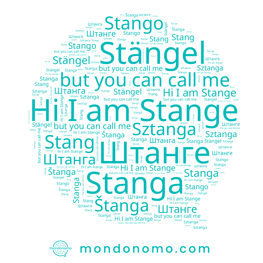 name Štanga, name Stango, name Stange, name Sztanga, name Stängel, name Stanga, name Штанга, name Stang, name Штанге