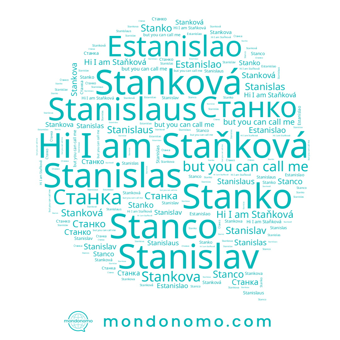 name Станка, name Stankova, name Stanislaus, name Stanislav, name Stanislas, name Станко, name Staňková, name Stanková, name Estanislao, name Stanco, name Stanko