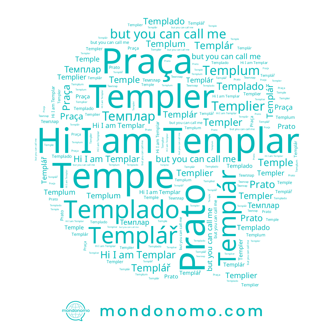 name Templier, name Templár, name Templar, name Prato, name Templer, name Templář, name Темплар, name Templado, name Temple, name Praça