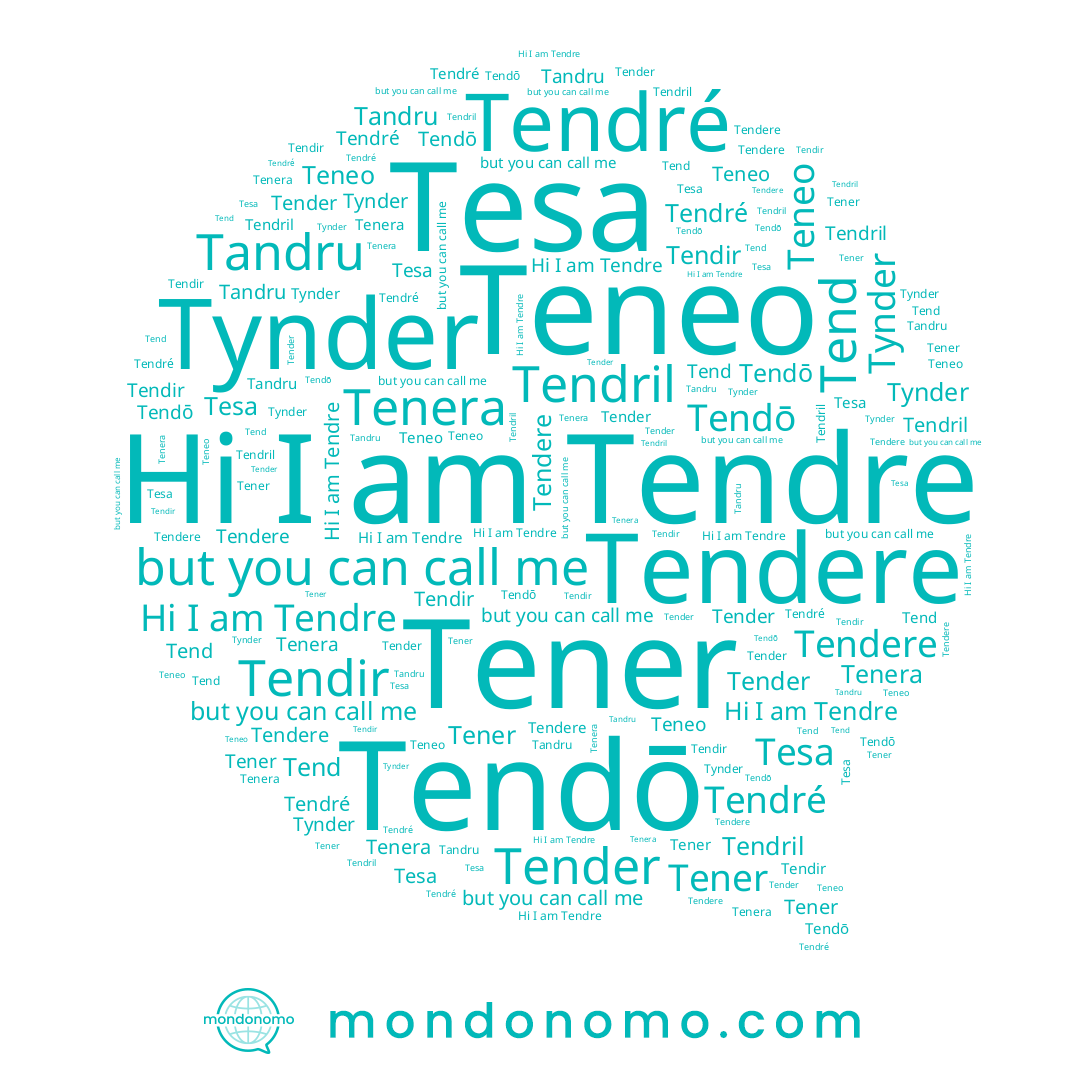 name Tendere, name Tenera, name Tender, name Tener, name Tesa, name Tandru, name Tendre, name Tynder, name Tendir, name Tendré