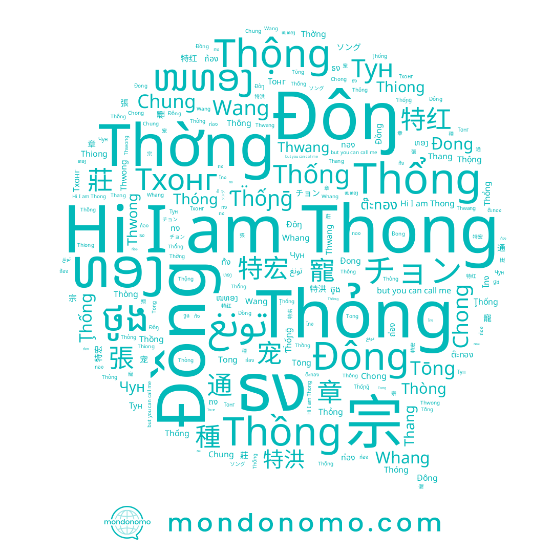 name 宗, name ทง, name Thòng, name Thang, name ថូង, name Thong, name 特红, name Thông, name Тун, name Ðồng, name ໜທອງ, name โทง, name Chung, name Thổng, name ທອງ, name Чун, name Tong, name ソング, name Тхонг, name Thờng, name Thóng, name チョン, name ถ่อง, name Ðong, name Thồng, name ถง, name Ðông, name Thộng, name ถ้อง, name Tōng, name Thiong, name Wang, name 章, name 特洪, name 種, name ธง, name Ƭḧốɲḡ, name 張, name 寵, name Whang, name ต๊ะทอง, name ท้ง, name Thống, name Thwang, name ท่อง, name Тонг, name 特宏, name ทอง, name Thwong, name 宠, name Chong, name تونغ, name Thỏng, name Ţhống