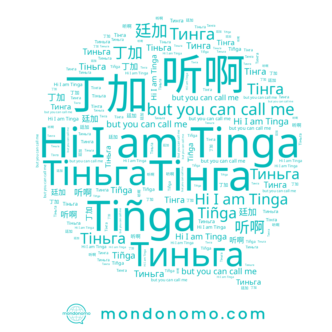 name 廷加, name Тіньга, name Tiñga, name 听啊, name Тинга, name Тінга, name Tinga, name Тиньга, name 丁加