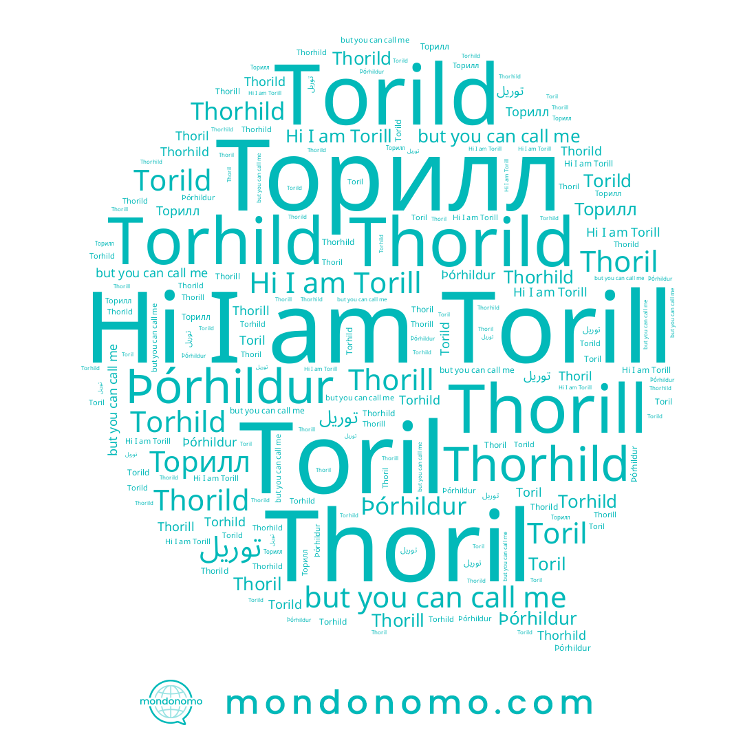 name Thorhild, name Torhild, name Toril, name Thoril, name Þórhildur, name Torill, name Torild, name Thorild, name Thorill