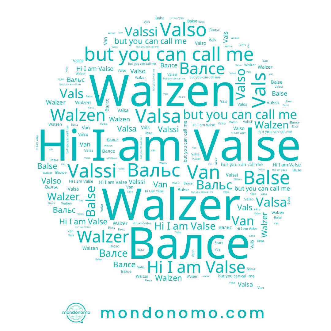 name Balse, name Van, name Valse, name Vals, name Валсе, name Valso, name Walzer, name Вальс, name Valsa