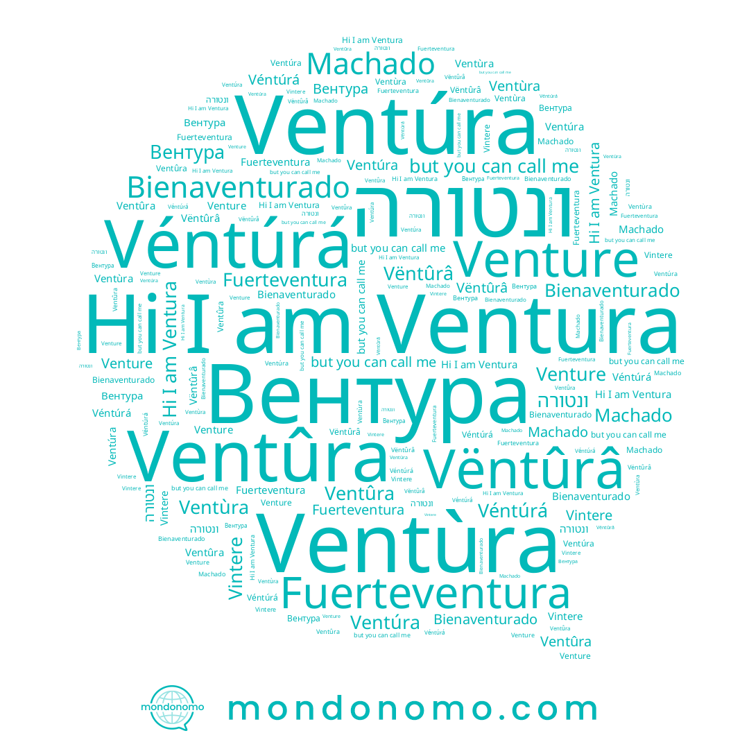 name ונטורה, name Ventùra, name Vintere, name Bienaventurado, name Вентура, name Ventûra, name Ventúra, name Vëntûrâ, name Ventura, name Véntúrá, name Machado, name Venture