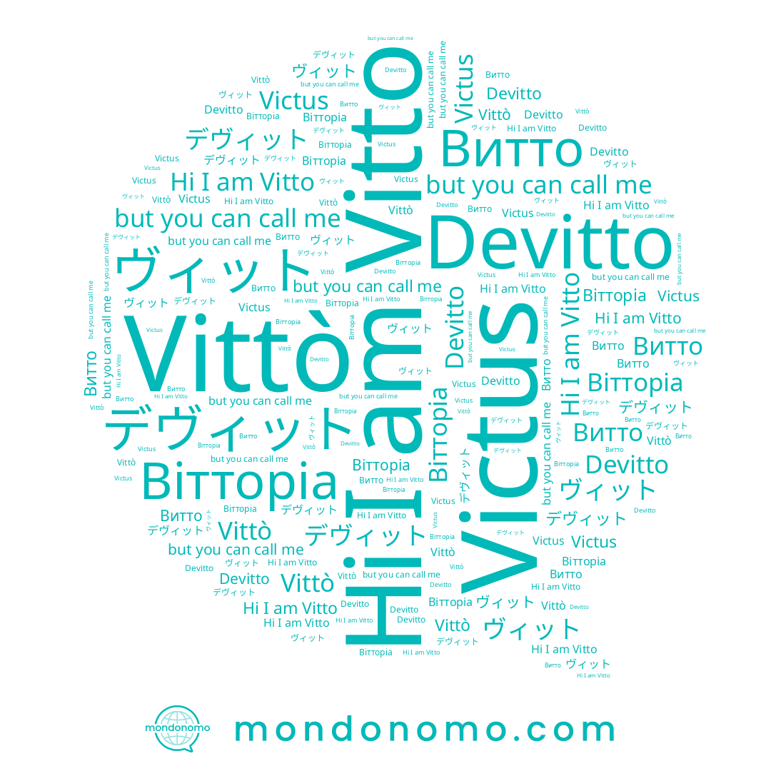 name Devitto, name Victus, name Vitto, name Витто, name ヴィット, name デヴィット, name Vittò