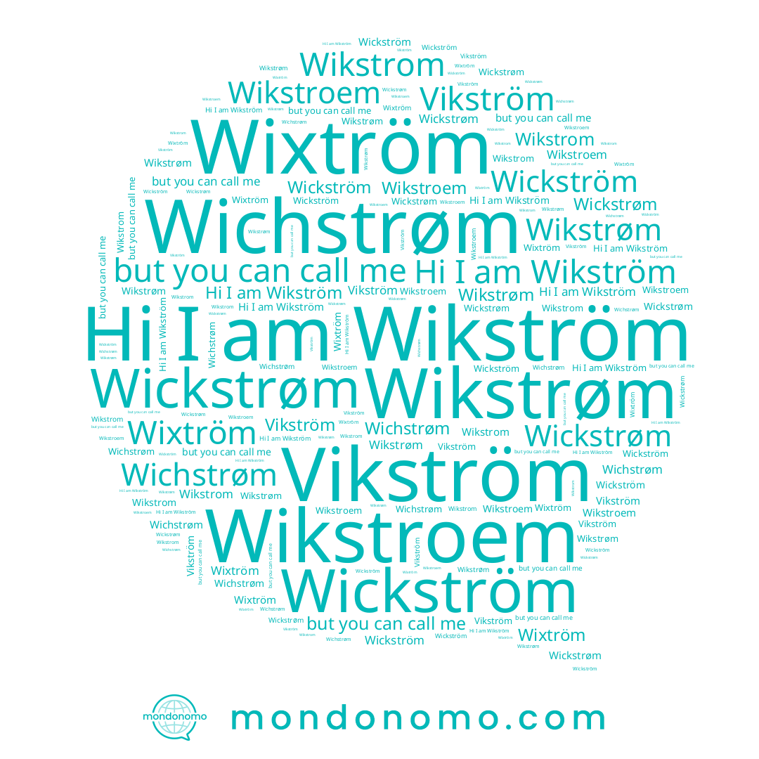 name Vikström, name Wichstrøm, name Wikström, name Wickström, name Wikstrom, name Wickstrøm, name Wikstroem, name Wixtröm, name Wikstrøm