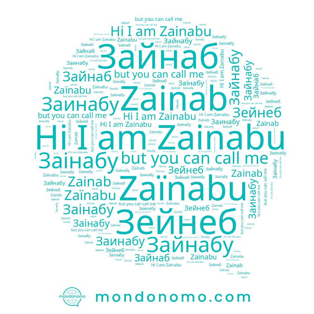 name Zainab, name Заінабу, name Зейнеб, name Zaïnabu, name Зайнабу, name Zainabu, name Заинабу, name Зайнаб