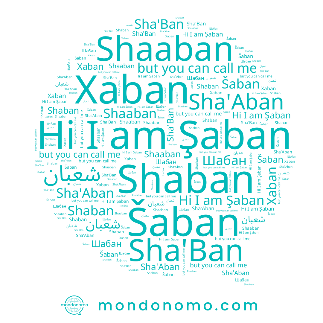 name Shaaban, name Şaban, name Šaban, name Шабан, name Sha'Ban, name Shaban, name Xaban, name Sha'Aban, name شعبان
