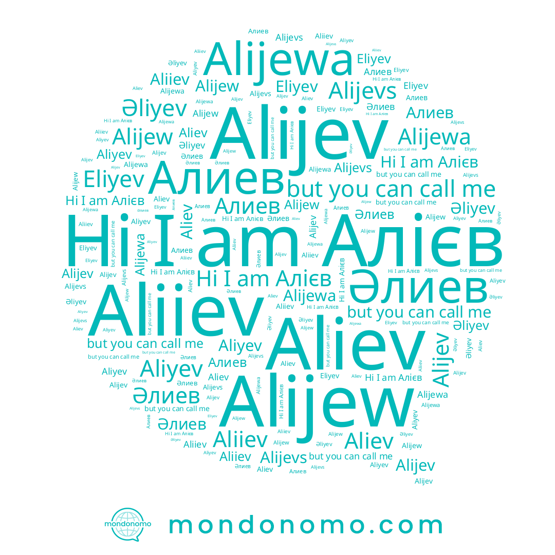 name Алієв, name Alijevs, name Aliiev, name Əliyev, name Әлиев, name Alijev, name Eliyev, name Алиев, name Aliyev, name Aliev, name Alijew, name Alijewa