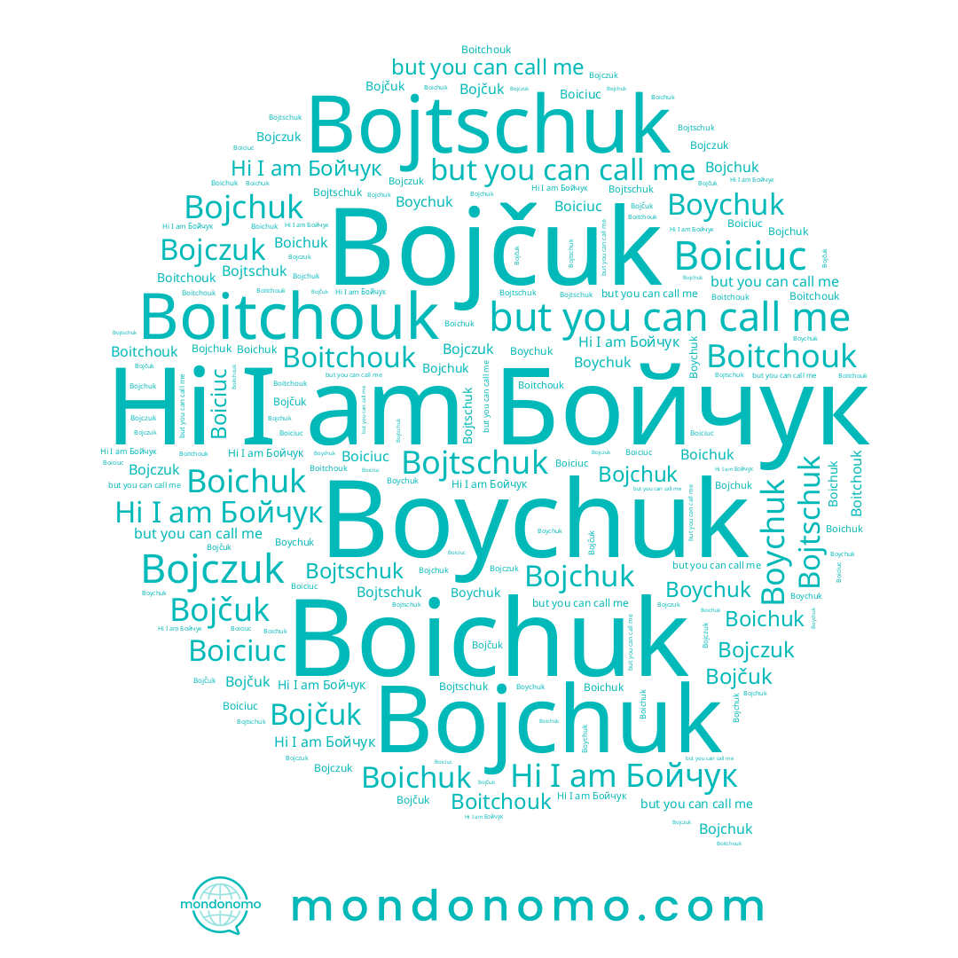 name Bojtschuk, name Bojczuk, name Boitchouk, name Bojčuk, name Boychuk, name Boiciuc, name Бойчук, name Boichuk, name Bojchuk