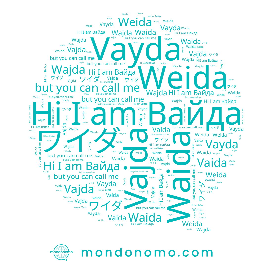 name Wajda, name Vayda, name Вайда, name Waida, name Vaida, name ワイダ, name Vajda
