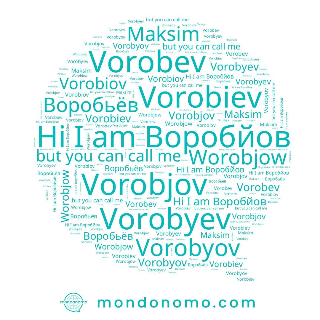 name Vorobjov, name Vorobiov, name Worobjow, name Vorobiev, name Vorobev, name Vorobyov, name Воробьёв, name Maksim, name Воробйов, name Vorobyev