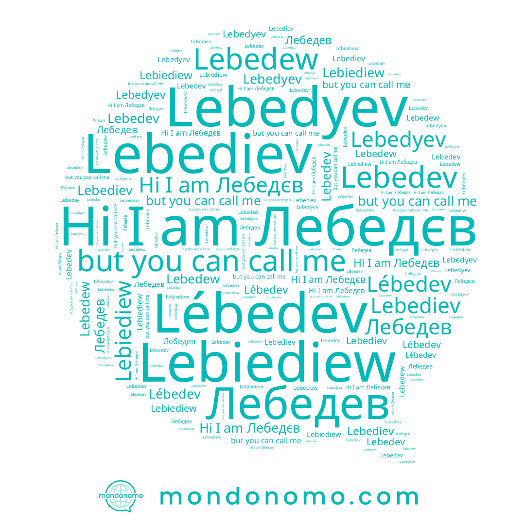 name Lebiediew, name Lébedev, name Лебедєв, name Лебедев, name Lebediev, name Lebedyev, name Lebedew, name Lebedev