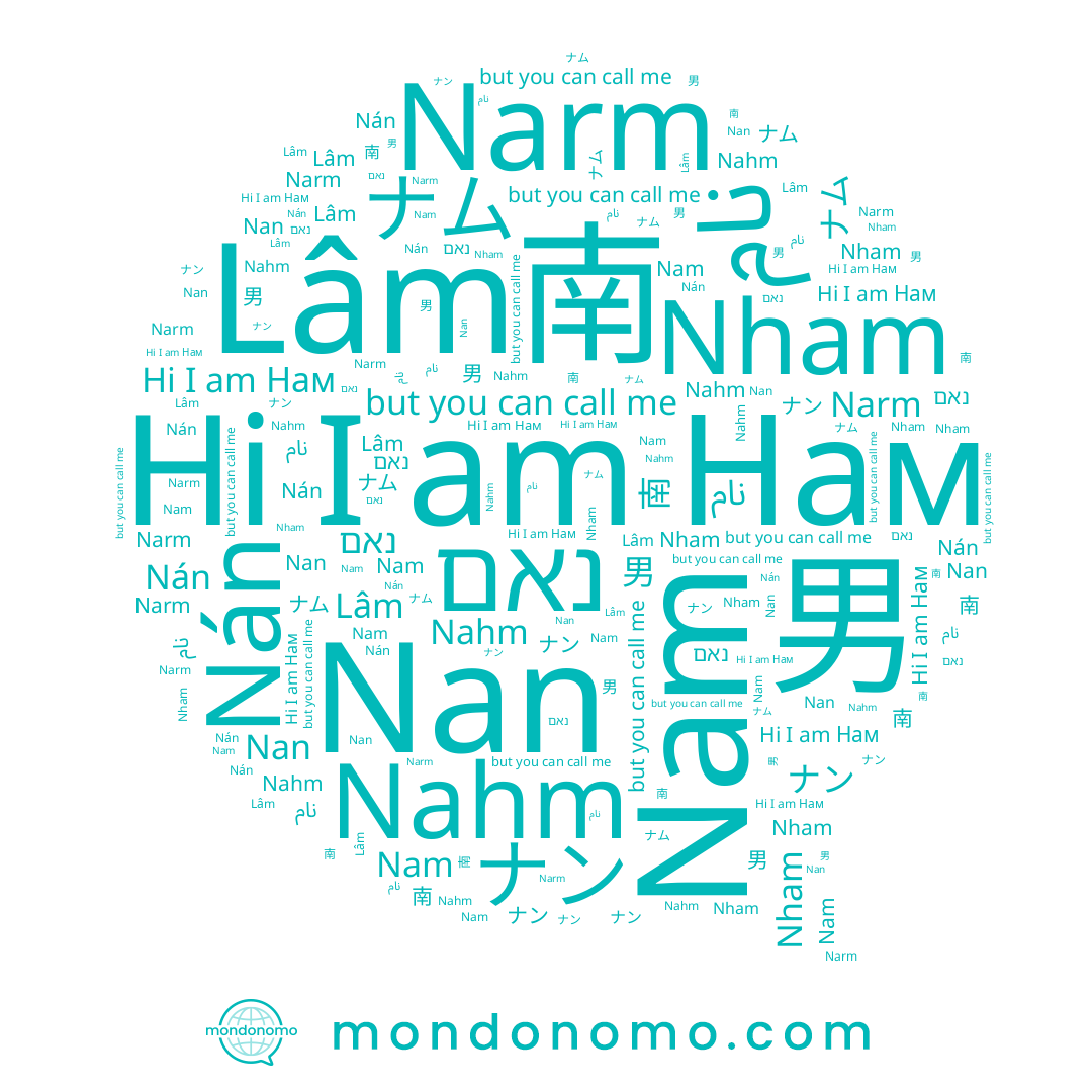 name 남, name Нам, name Nam, name ナン, name Nham, name Nán, name Nan, name 男, name נאם, name Lâm, name 南, name ナム, name Narm, name Nahm