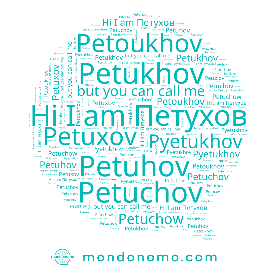 name Petukhov, name Petuchov, name Петухов, name Petoukhov, name Petuchow, name Petuhov, name Pyetukhov, name Petuxov