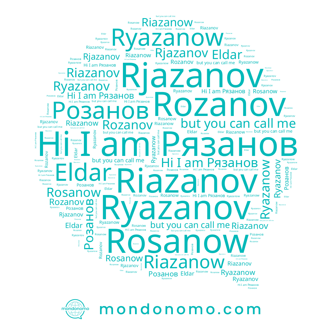 name Ryazanow, name Riazanov, name Rjazanov, name Розанов, name Rozanov, name Rosanow, name Eldar, name Рязанов, name Ryazanov
