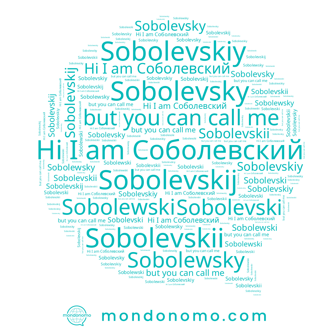 name Sobolevskii, name Sobolevski, name Sobolevsky, name Sobolevskiy, name Sobolevskij, name Sobolewsky, name Sobolewski, name Соболевский