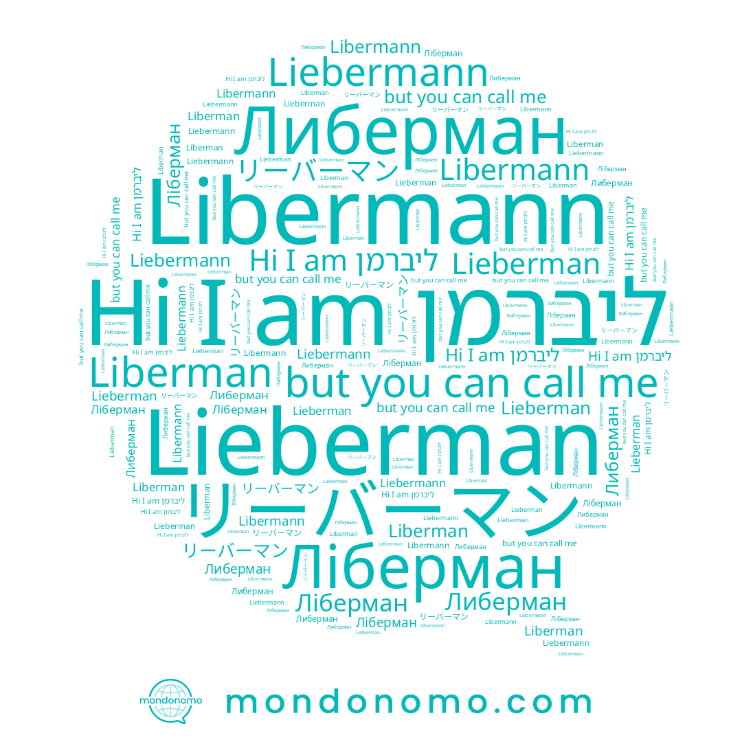 name Ліберман, name Lieberman, name Libermann, name Либерман, name Liberman, name ליברמן, name リーバーマン, name Liebermann