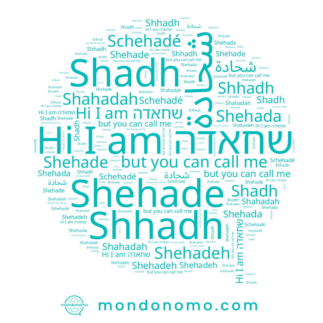 name شحادة, name שחאדה, name Shhadh, name Shehada, name Shadh, name Shehade, name Shahadah, name Shehadeh, name Schehadé