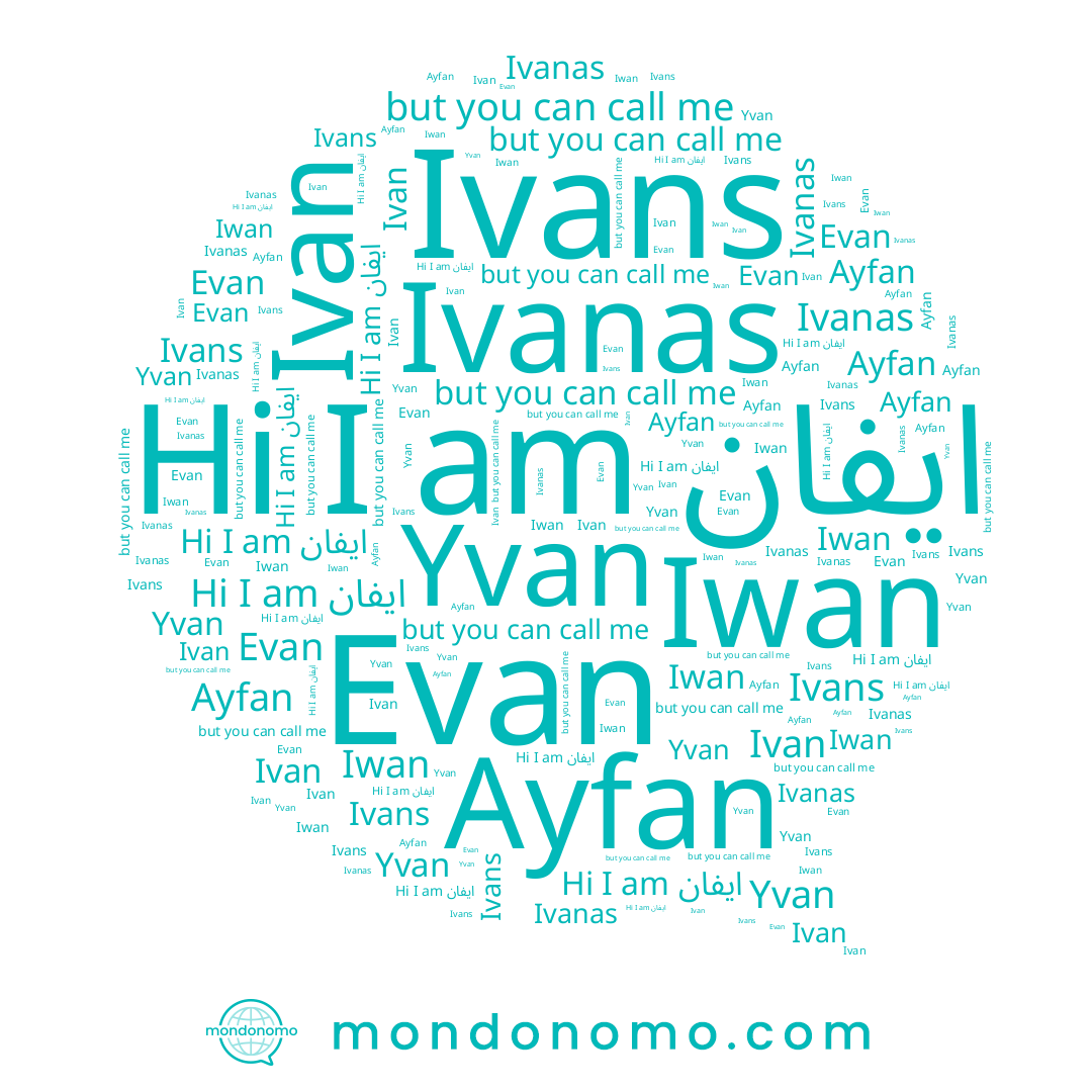 name Evan, name Ayfan, name Ivanas, name ايفان, name Iwan, name Ivans