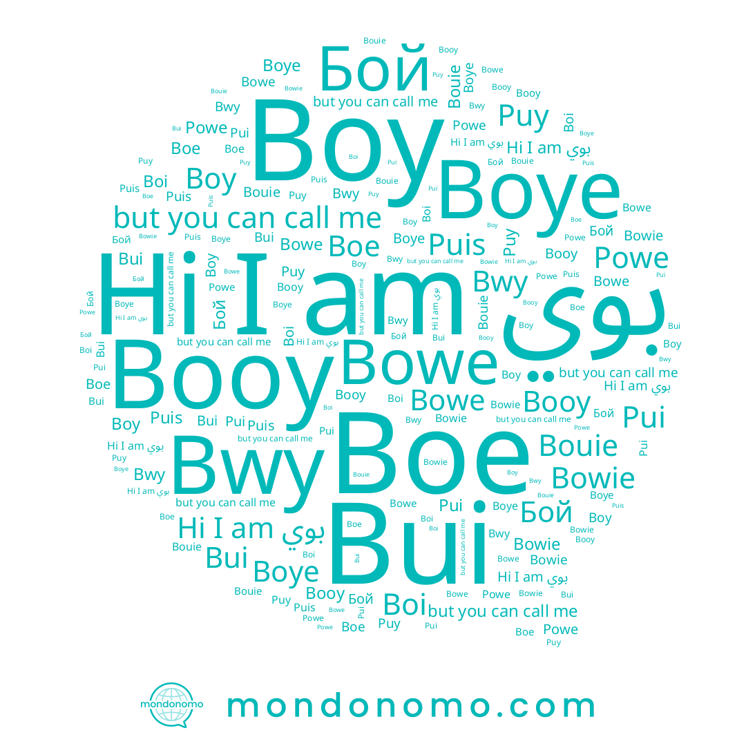 name Bowie, name بوي, name Boy, name Pui, name Bui, name Booy, name Puy, name Powe, name Бой, name Bouie, name Boe, name Bwy, name Boye, name Bowe, name Boi, name Puis