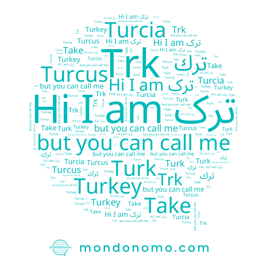 name ترک, name Turk, name ترك, name Turcus, name Turcia, name Take