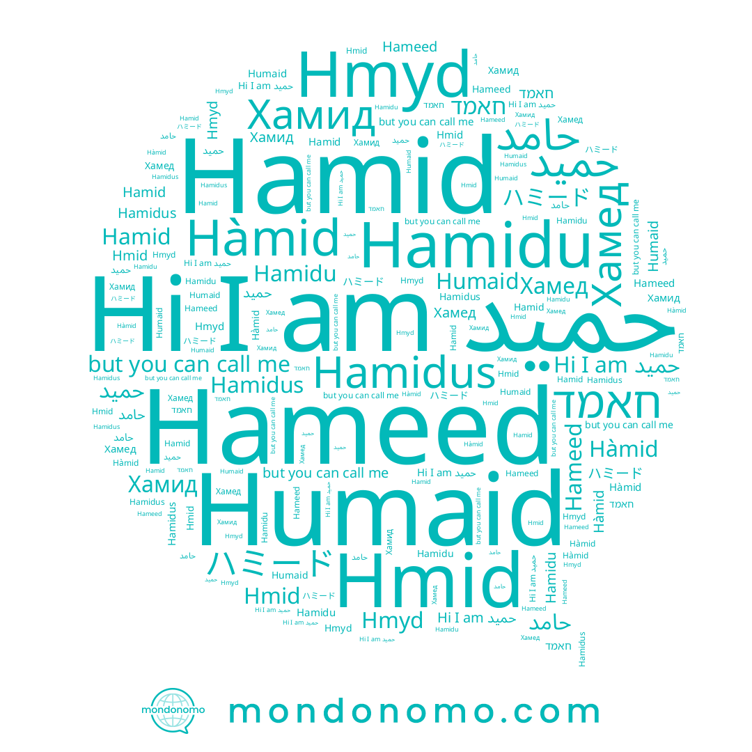 name Hmid, name Hameed, name Hmyd, name حميد, name Hamidus, name ハミード, name Hàmid, name Hamid, name חאמד, name Humaid, name حمید, name حامد, name Hamidu, name Хамед, name Хамид