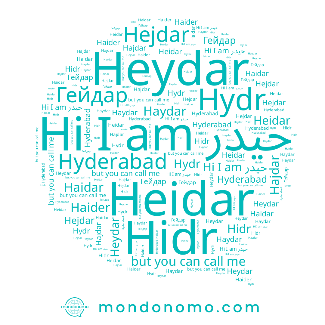 name Haider, name Hidr, name Гейдар, name Hejdar, name Heidar, name Hajdar, name Haydar, name Heydar, name Haidar, name حیدر