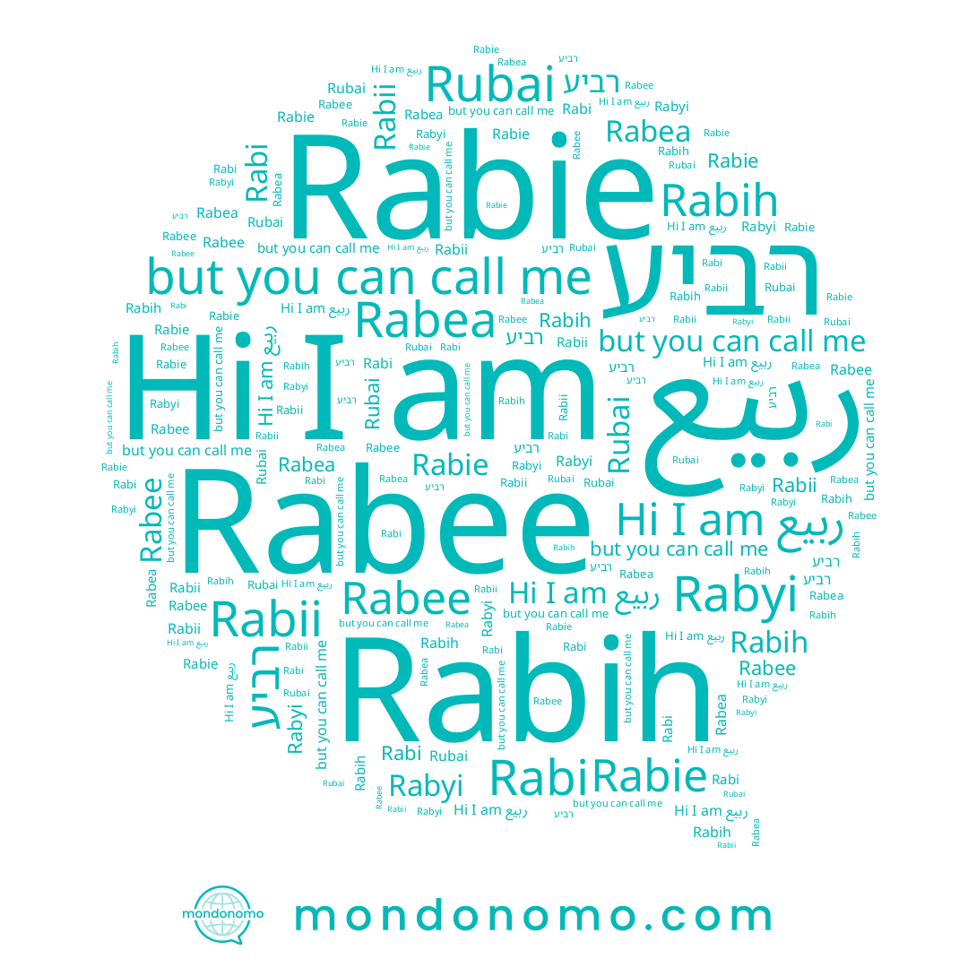 name Rabie, name Rabii, name ربيع, name Rabyi, name רביע, name Rabi, name Rabih, name Rabea, name Rabee, name Rubai