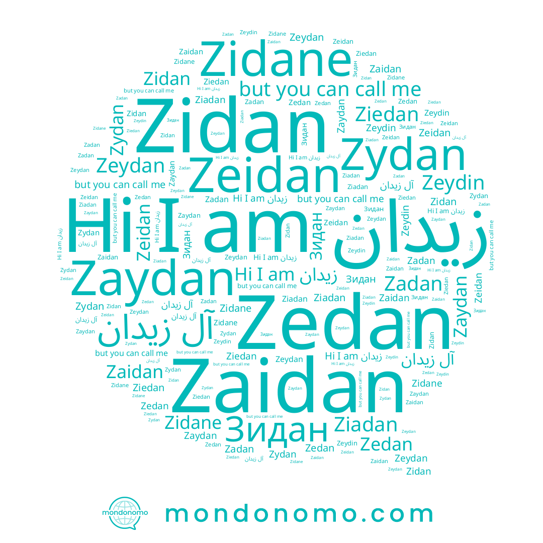 name Zydan, name Zedan, name Zidane, name Zeydan, name Зидан, name Zeidan, name Ziedan, name Zidan, name Ziadan, name زيدان, name Zaidan, name Zaydan, name Zadan, name Zeydin