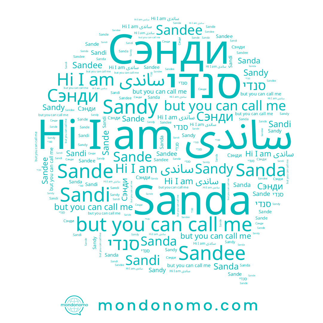 name Sande, name Сэнди, name Sanda, name Sandy, name Sandi, name סנדי, name ساندى, name Sandee